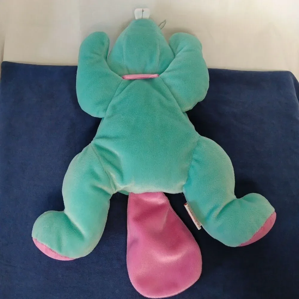 Ty Pillow Pals Plush Pastel Green Beaver Purple Hippo Pink Rabbit Orange Tiger